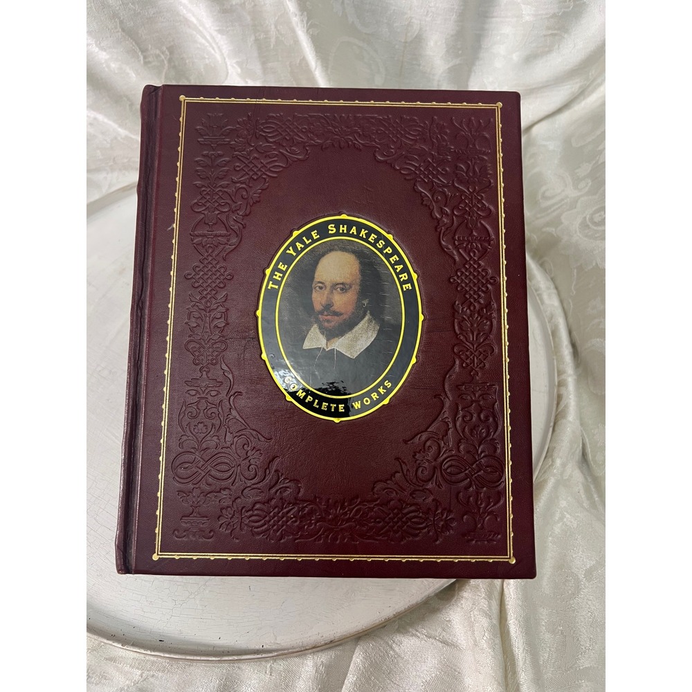 The Yale Shakespeare The Complete Works Barnes & Noble Leather Bound Burgundy